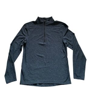 Lululemon Mens surge warm 1/2 zip blue shirt pullover size small